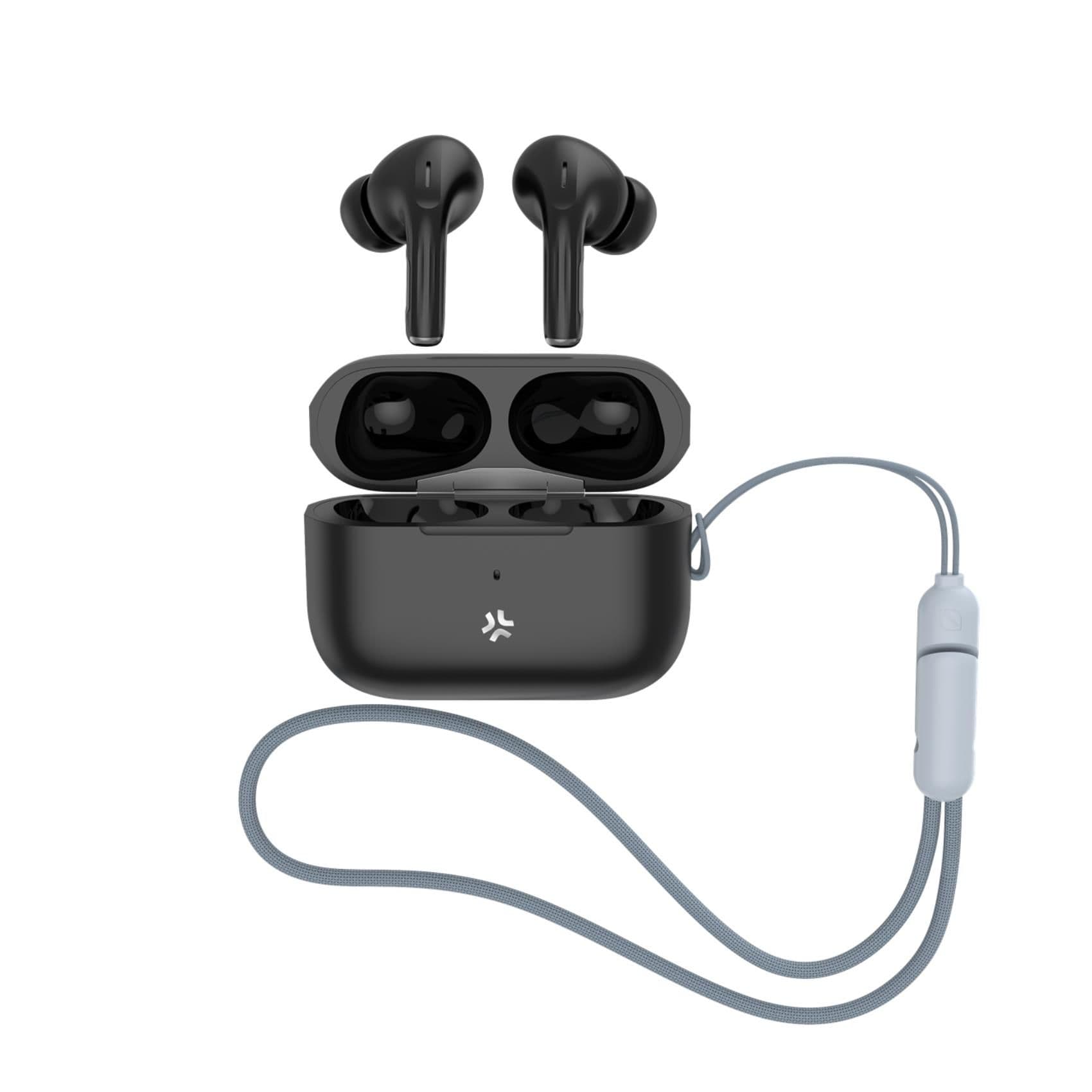 HARMONY - Auricolare True wireless con funzione ANC e ENC, capsule IN-EAR, laccetto da polso, microfono incorporato, tasti touch multi funzione, funzione automatic ear detection