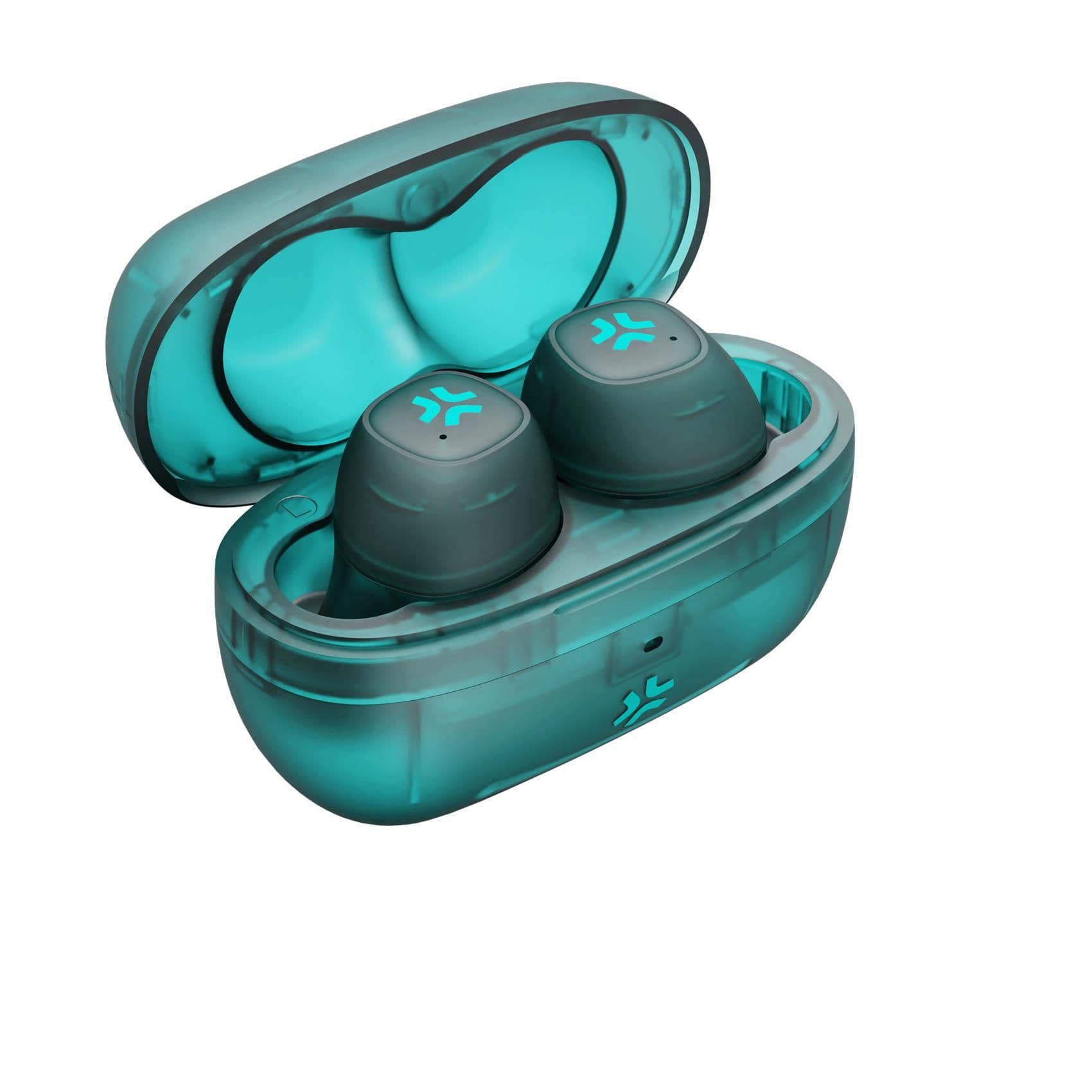 GLASSSOUND - Auricolare True wireless con design trasparente, capsule IN-EAR, microfono integrato in entrambi gli auricolari, tasti touch multi funzione, cavo USB-C incluso