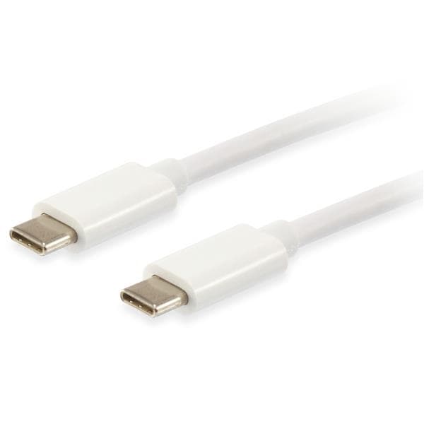 EQUIP - CAVO USB 3.2 Gen 2 da C a C, PD 60W, 4K/60Hz, 5Gbps, Bianco, 2.0m