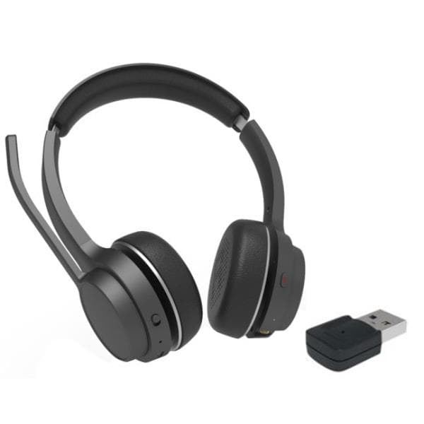 CUFFIE STEREO BLUETOOTH 5.3 con Adattore Bluetooth - Microfono con tasto Mute, Noise cancelling