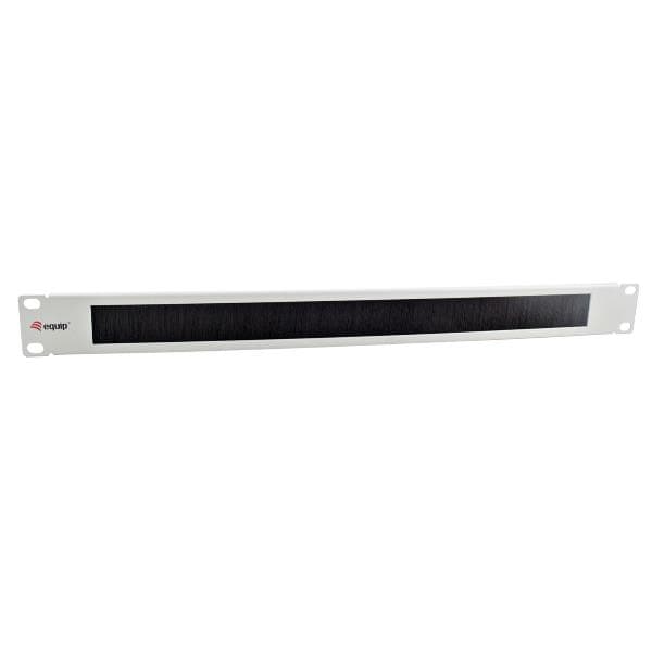 EQUIP - BRUSH PANEL 1U 19", Grigio Chiaro