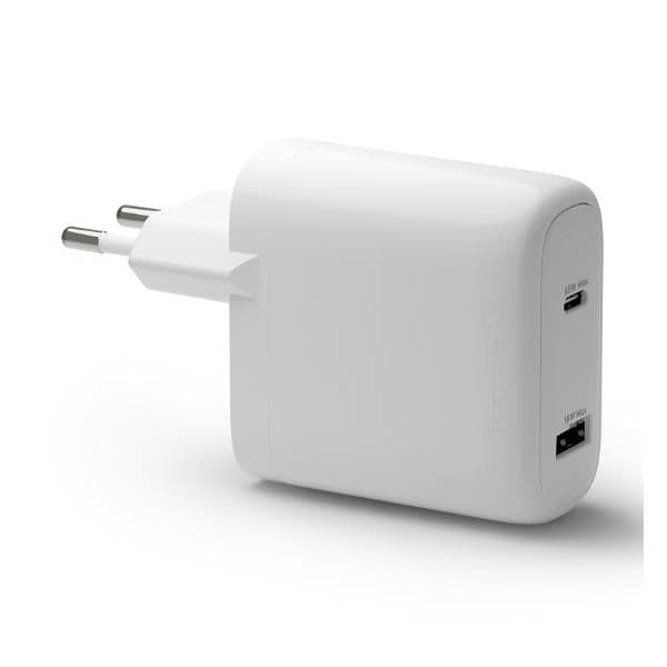 re-charge - EU Wall Charger - USB-C - 65W+USB-A 18W - W