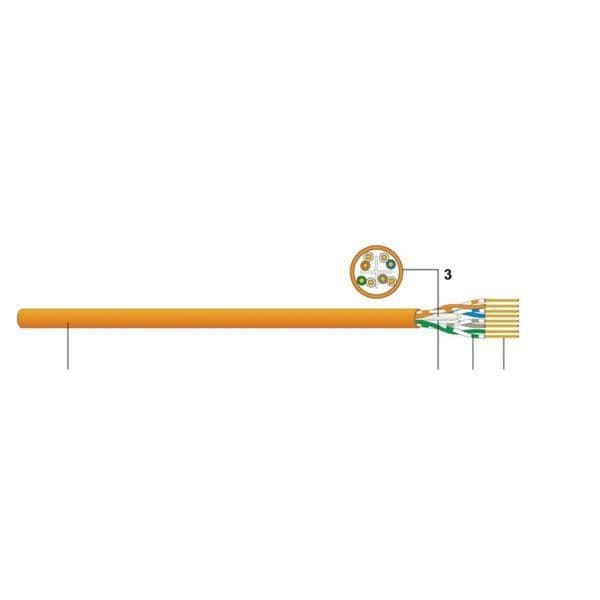 CAVO U/UTP CAT.6 B2CA ARANCIO 305M