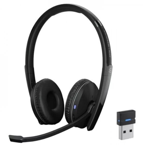 ADAPT 260 Cuffia Double Bluetooth con dongle USB-A, certificata Microsoft Teams
