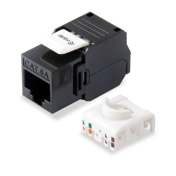 EQUIP - PRESA KEYSTONE NON SCHERMATA CAT.6a Toolfree, LSA, 8pz/confez.