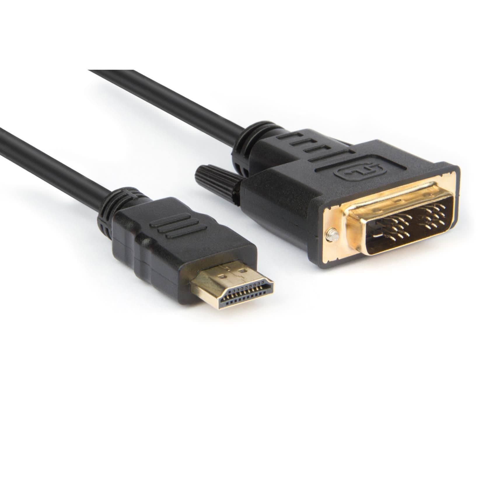 Cavo Monitor Bi-Direzionale HDMI M/ DVI-D M 1080p 1,8 mt