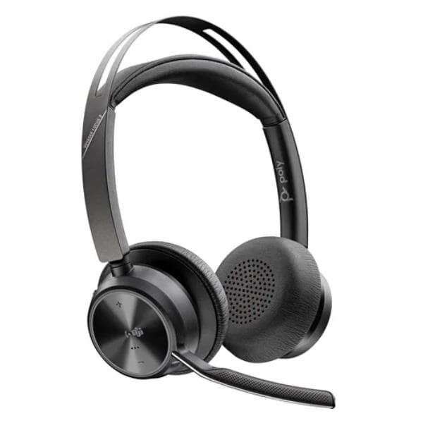 Cuffie HP Poly Voyager Focus 2 Microsoft Teams Certified USB-C-C Headset +USB-C/A Adapter