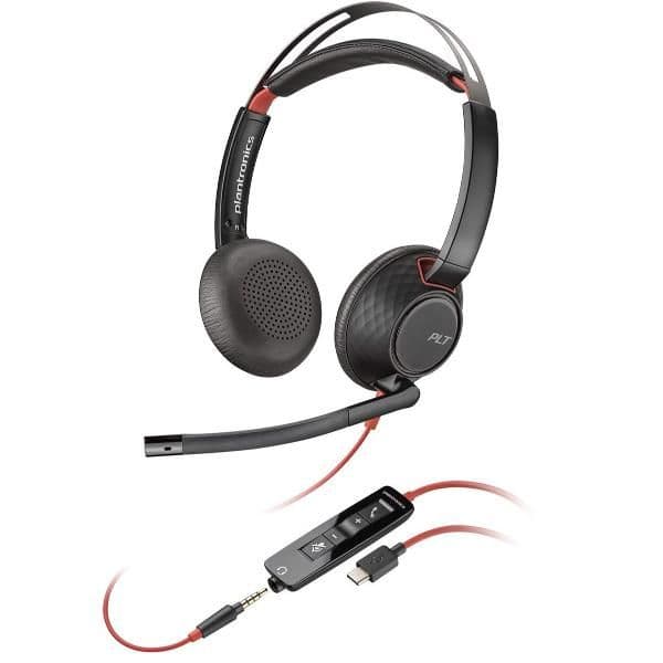 Cuffie Hp Poly Blackwire 5220 USB-C/A + AUX 3,5 mm