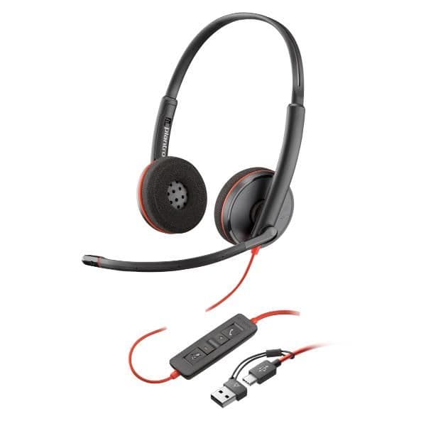 Cuffie HP Poly Blackwire 3220 USB-C/A