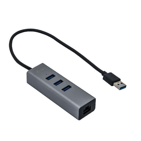 HUB USB-A 3.0 a 3 Porte USB-A 3.0 + 1x RJ45 Ethernet