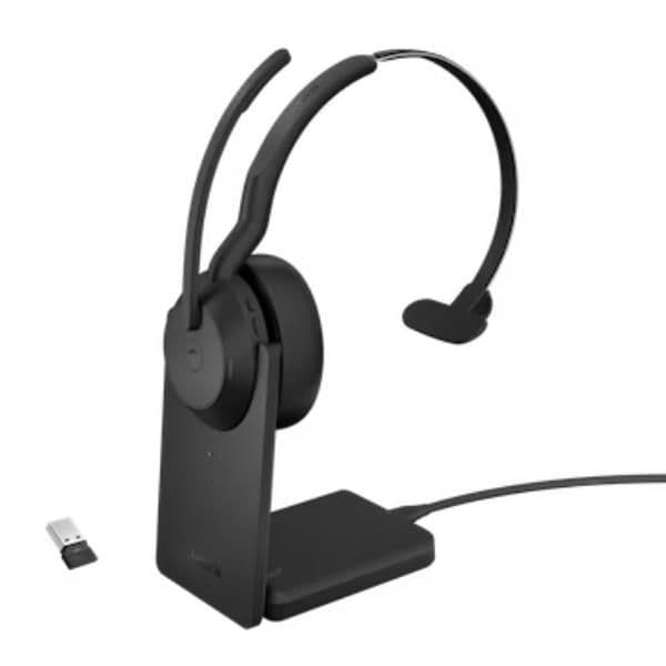 25599-899-989 Jabra Evolve2 55 Mono MS con Link 380a + Sede di ricarica