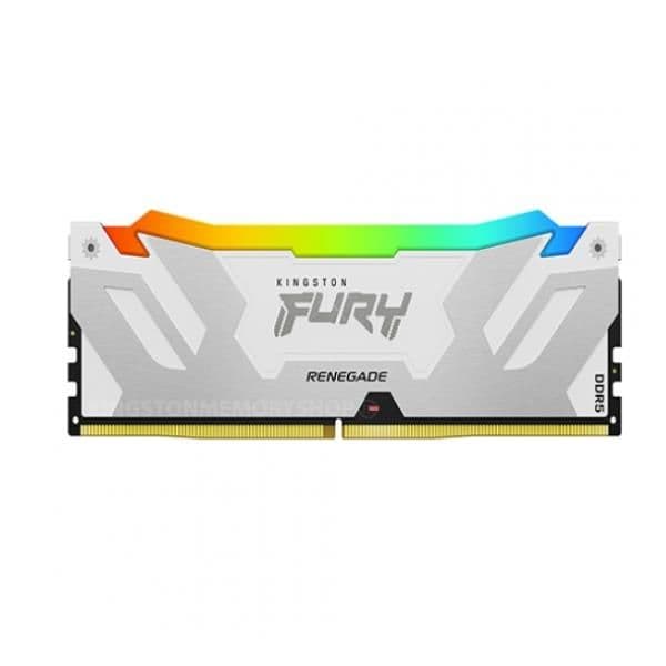 16GB DDR5 6400MT/s CL32 FURY Renegade Silver/White RGB XMP