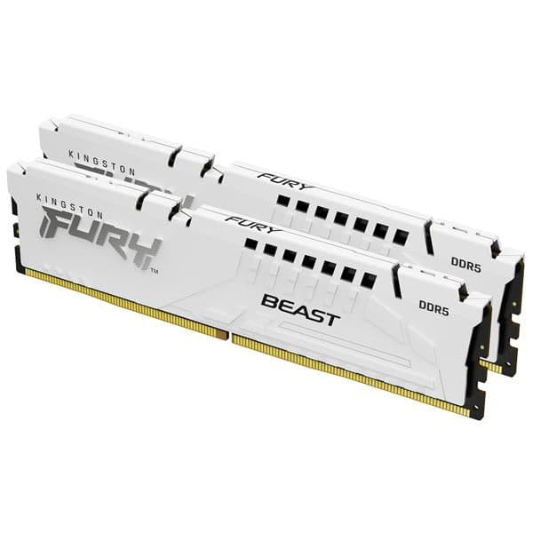 Kingston FURY Beast 64 GB 6000 MT/s DDR5 CL36 DIMM (Kit da 2) White EXPO