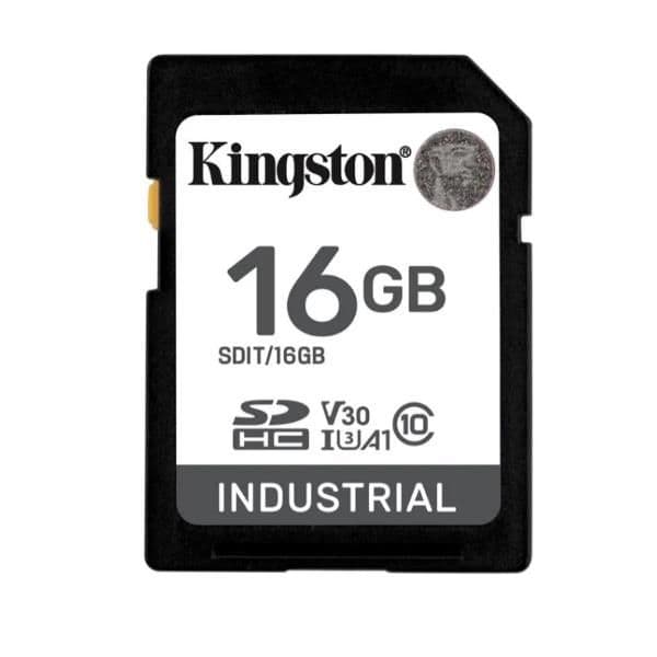 16GB SDHC Industrial -40C to 85C C10 UHS-I U3 V30 A1 pSLC