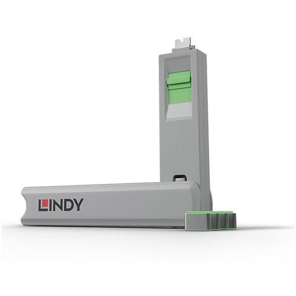 BLOCCA PORTE USB-C VERDE + 4 SERRATURE
