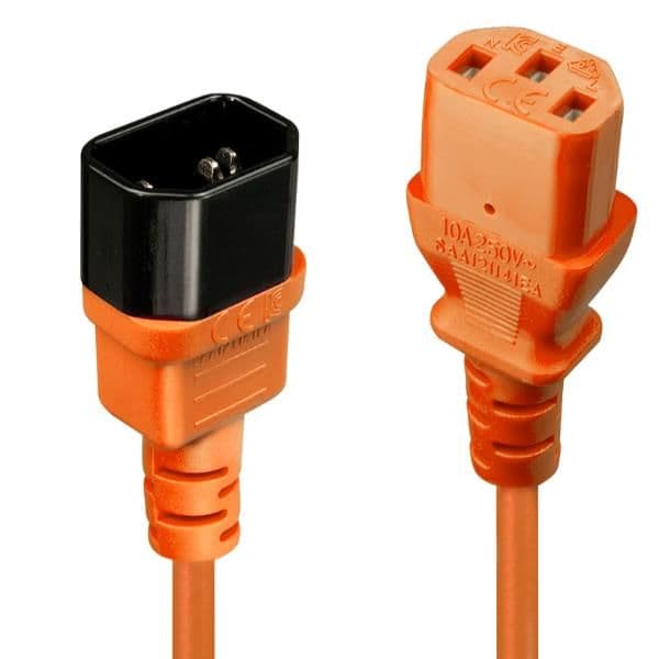 Prolunga IEC Arancione, 1m
