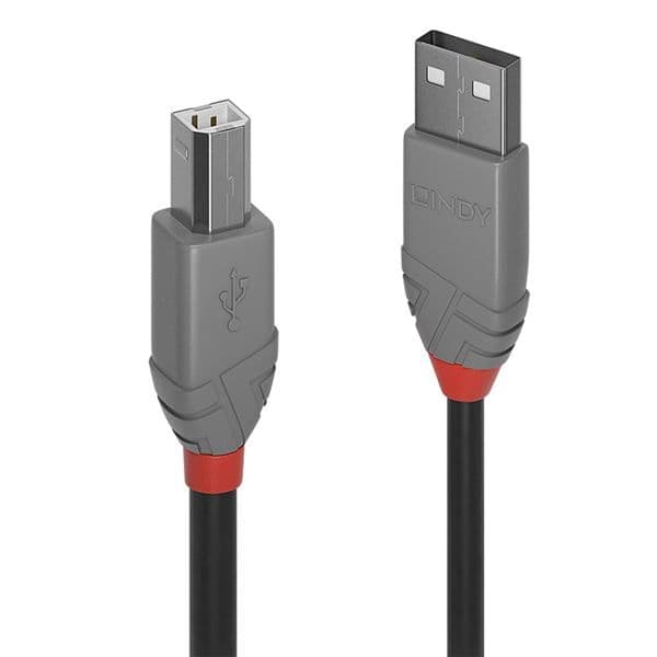 CAVO USB 2.0 TIPO A/TIPO B NERO, 1M