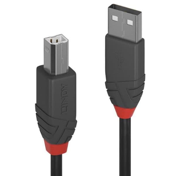 CAVO USB 2.0 TIPO A/TIPO B NERO, 10M