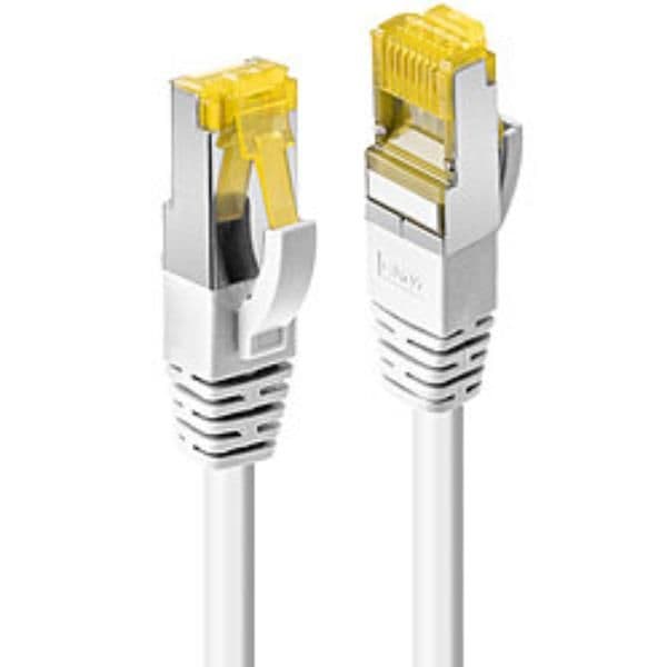 Cavo di Rete RJ45 S/FTP LSZH Bianco, 0.5m