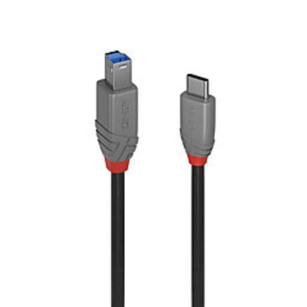 Cavo USB 3.2 Tipo C a B, 5Gbit/s, Anthra Line, 1m