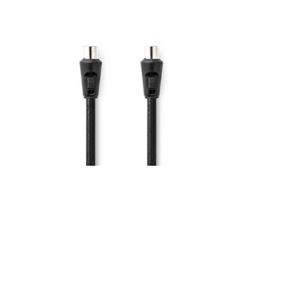 NILOX TECH - Cavo antenna coassiale con connettore RCA a connettore RCA, maschio a femmina W, lunghezza cavo 5 mt