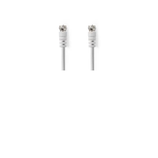 NILOX TECH - Cavo antenna satellitare con connettore F a connettore F, maschio a maschio, lunghezza cavo 3 mt