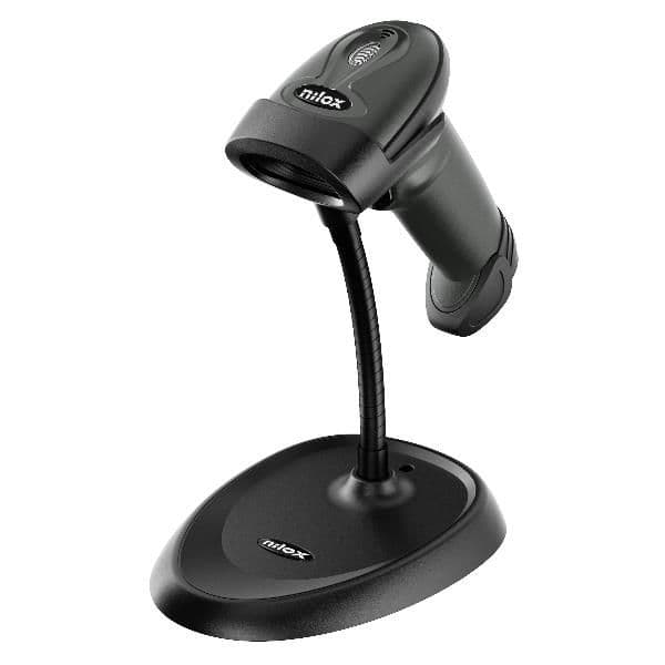 NILOX TECH - Lettore codice a barre, lettura codici 1D, compatibile con tutti i sistemi POS, plug & play, connessione wireless