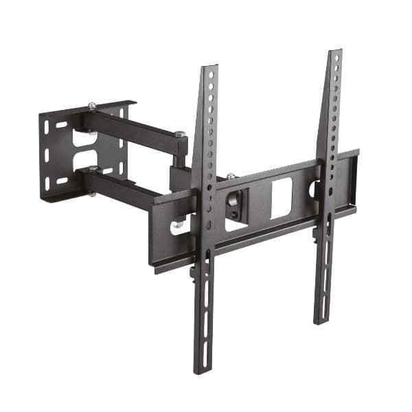 NILOX TECH - Staffa da parte per TV, ideale per schermi LED e curvi, misura dai 32" ai 55", portata massima 35KG, VESA supportati: 200×200, 300×300, 400×200, 400×400