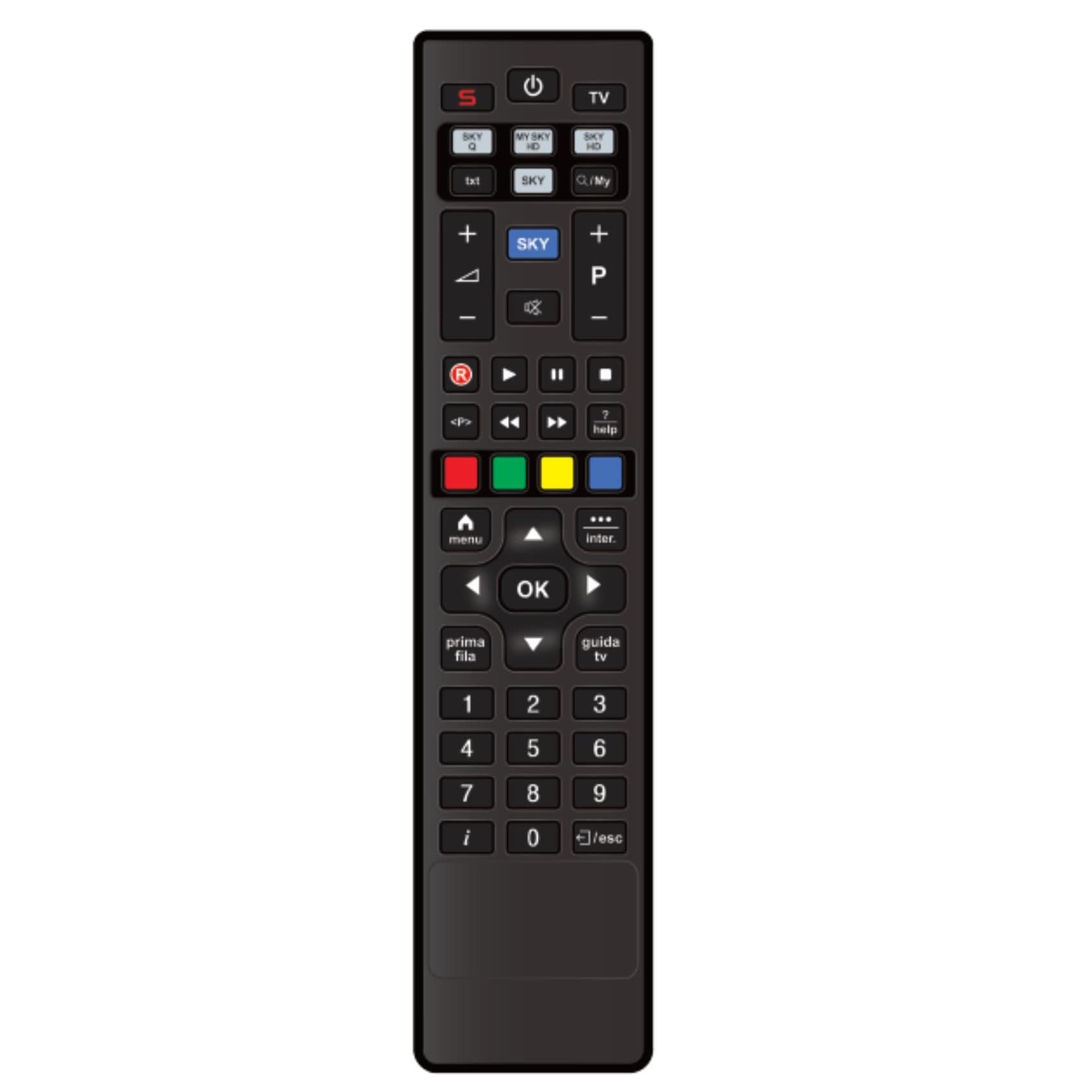 NILOX TECH - Telecomando UNIVERSALE per DECODER SKY (MY, HD, Q)