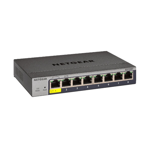 GS108T-300PES - Netgear Switch 8 porte Managed pro Insight