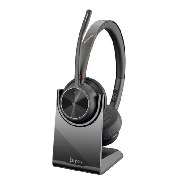 Cuffie HP Poly Voyager 4320 MS Headset + BT700 dongle + Charging Stand