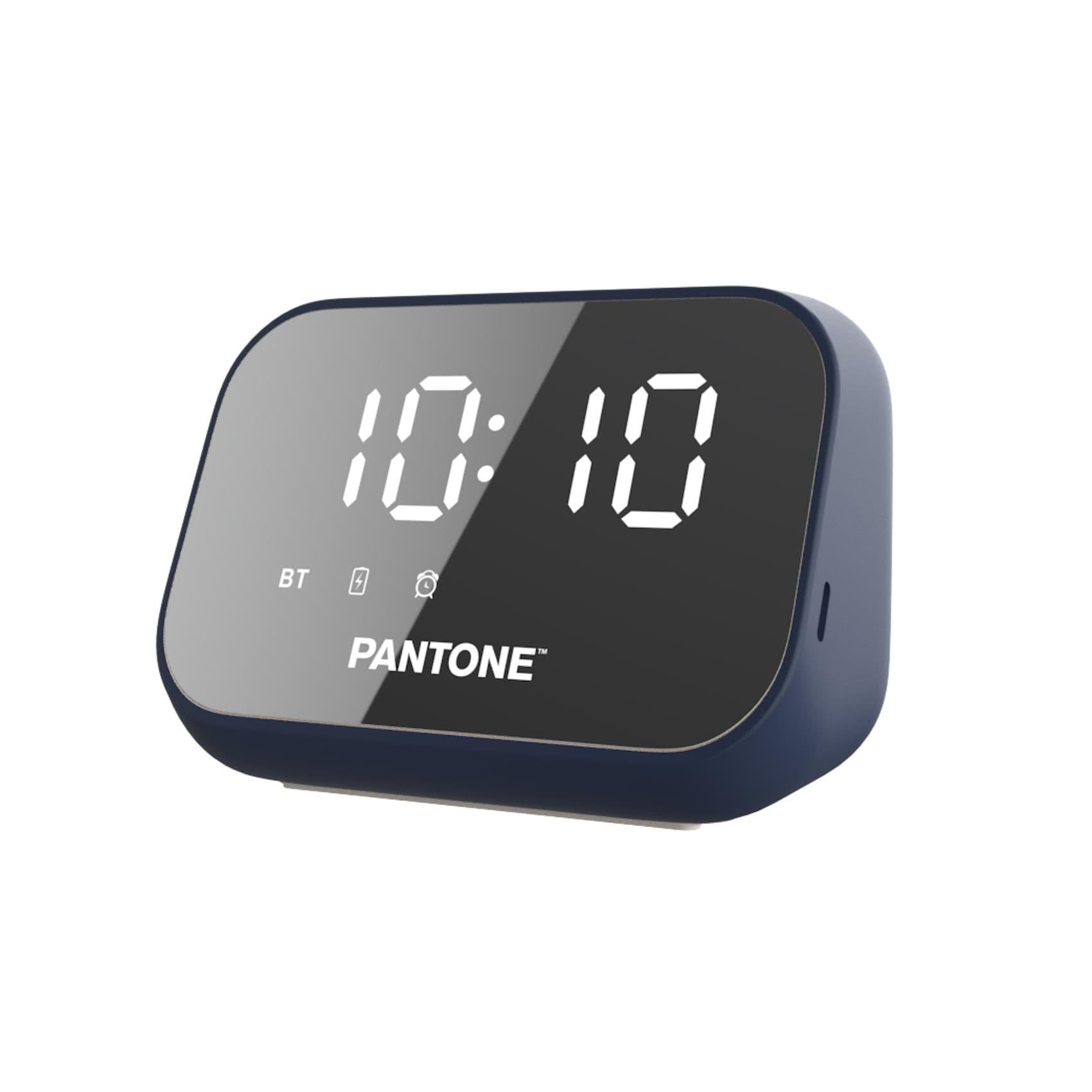 PANTONE - Sveglia con speaker wireless integrato, potenza audio 5 Watt