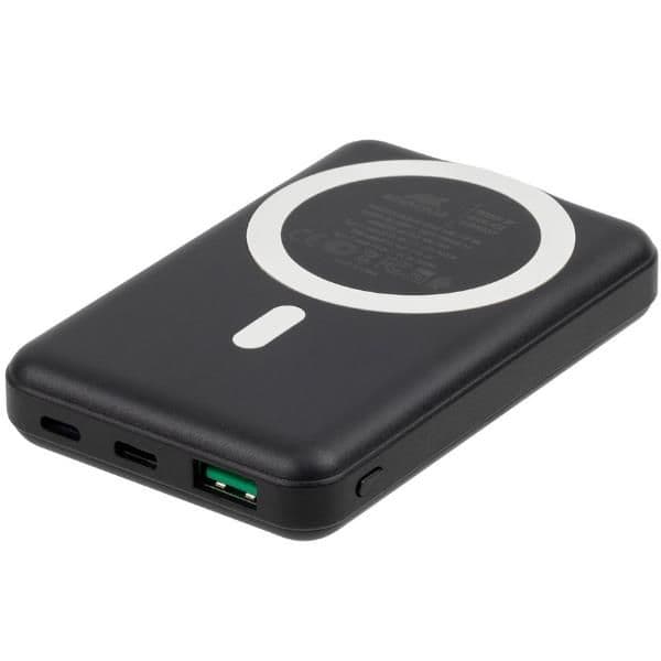Battery Bank Magsafe Qi Wireless 15W + QC/PD 20W c on Stand Nera