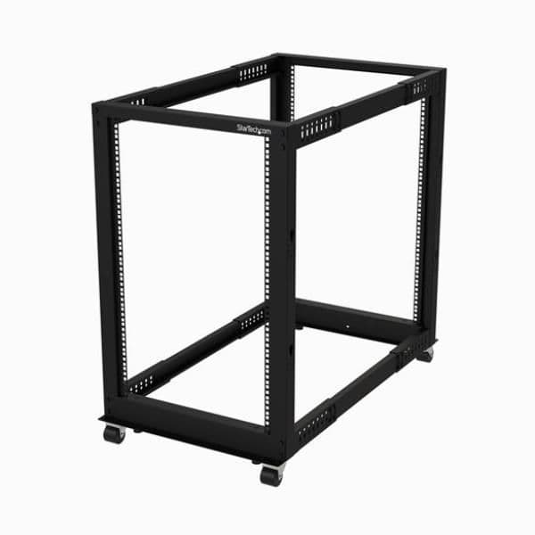 Armadio Server Rack a telaio aperto 18U 4 staffe