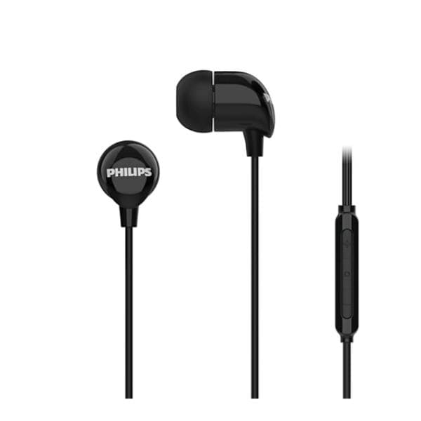 CUFFIE IN EAR CABLATE CON MICROFONO - NERO