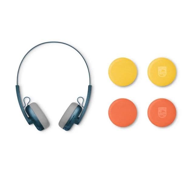 CUFFIE ON EAR WIRELESS VERDE/AZZURRO THE RINGO