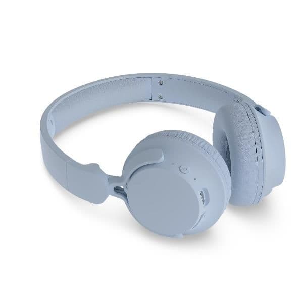 CUFFIA OVER-EAR WIRELESS BLUETOOTH MICROFONO - AZZURRO