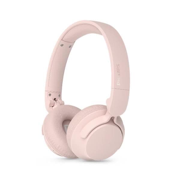 CUFFIA OVER-EAR WIRELESS BLUETOOTH MICROFONO - ROSA