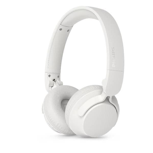 CUFFIA OVER-EAR WIRELESS BLUETOOTH MICROFONO - BIANCO