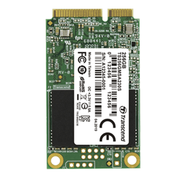 TS256GMSA230S - SSD mSATA da 256GB, SATA3, 3D TLC