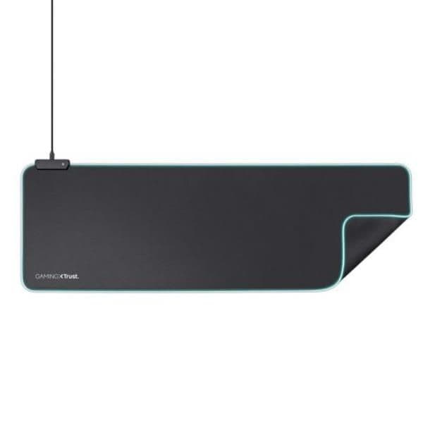 TAPPETINO/MOUSEPAD ILLUMINATO RGB - TRUST GXT764 MISURA 930x300 - NERO