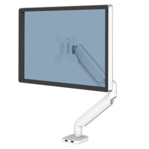 BRACCIO MONITOR SINGOLO PLATINUM COLORE BIANCO