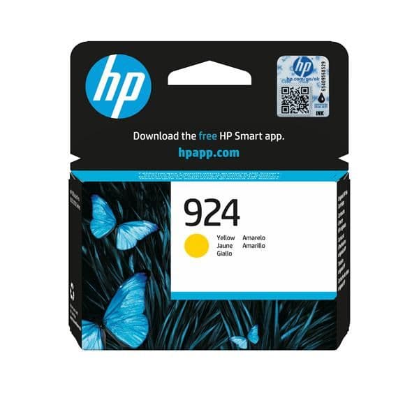 Cartuccia di inchiostro giallo originale HP 924 Blister