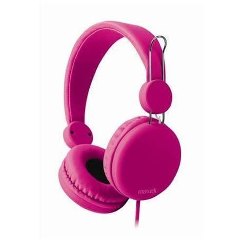 CUFFIA CON MICROFONO SPECTRUM - MAXELL - PINK