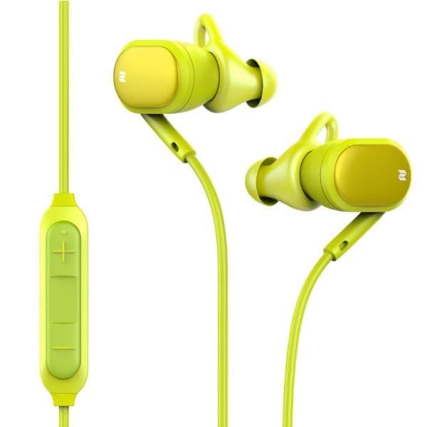Rock - Cuffiette Bluetooth con Microfono Sportive- Giallo