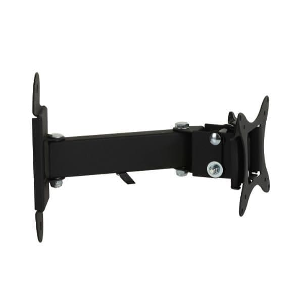 BRACCIO A MURO CON 2 SNODI PER TV LED/LCD DA 13 A 37" FINO A 15KG E VESA 100X100