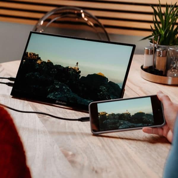 Monitor Portatile Touchscreen Full HD 1080p 14" Metal Housing