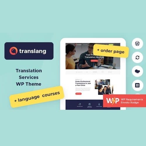 Translang | Translation Services WordPress Theme