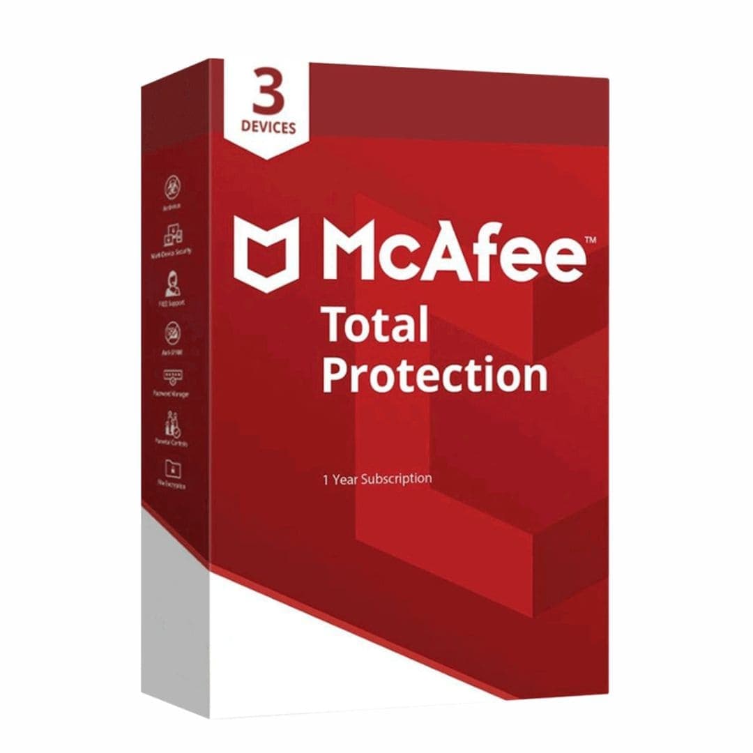 McAfee Total Protection Multidevice – 3 Utenti 1 Anno