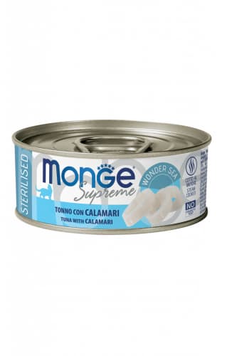 Monge Supreme Tonno con Calamari - Sterilised 80 gr.